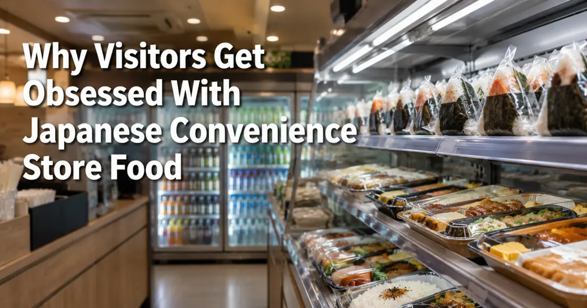 Why Visitors Get Obsessed With Japanese Convenience Store Food