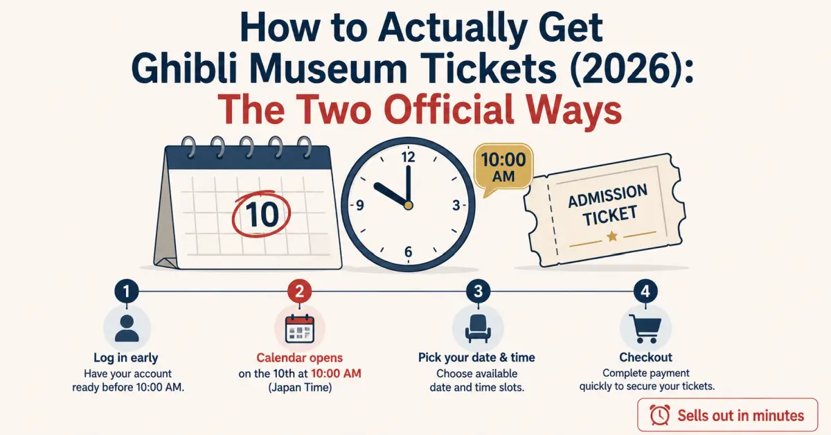 How to Actually Get Ghibli Museum Tickets (2026): The Two Official Ways
