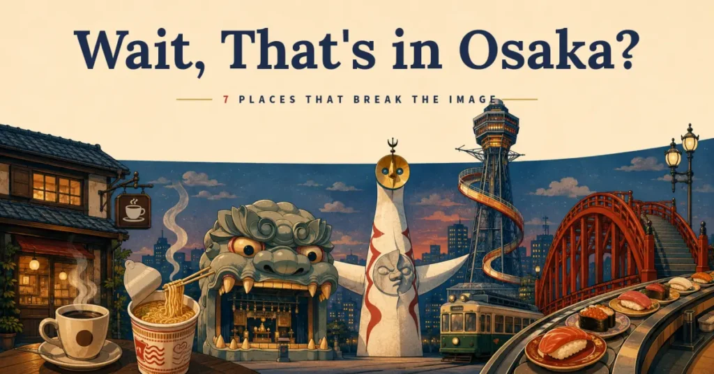 Wait, That's in Osaka? — 7 Places That Break the Image